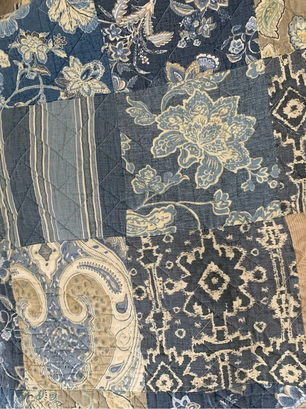 Gorgeous B. Smith Patchwork Quilt (Block Island)